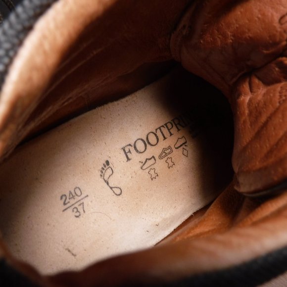 Footprints by Birkenstock Brown Leather Ankle Boots Size 37 / 6 - 6.5 - Picture 7 of 7